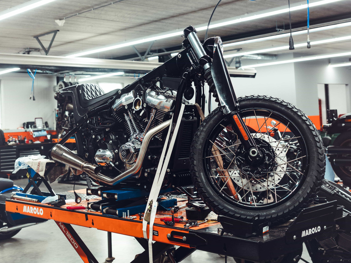 THE PROCESS - Front of bike