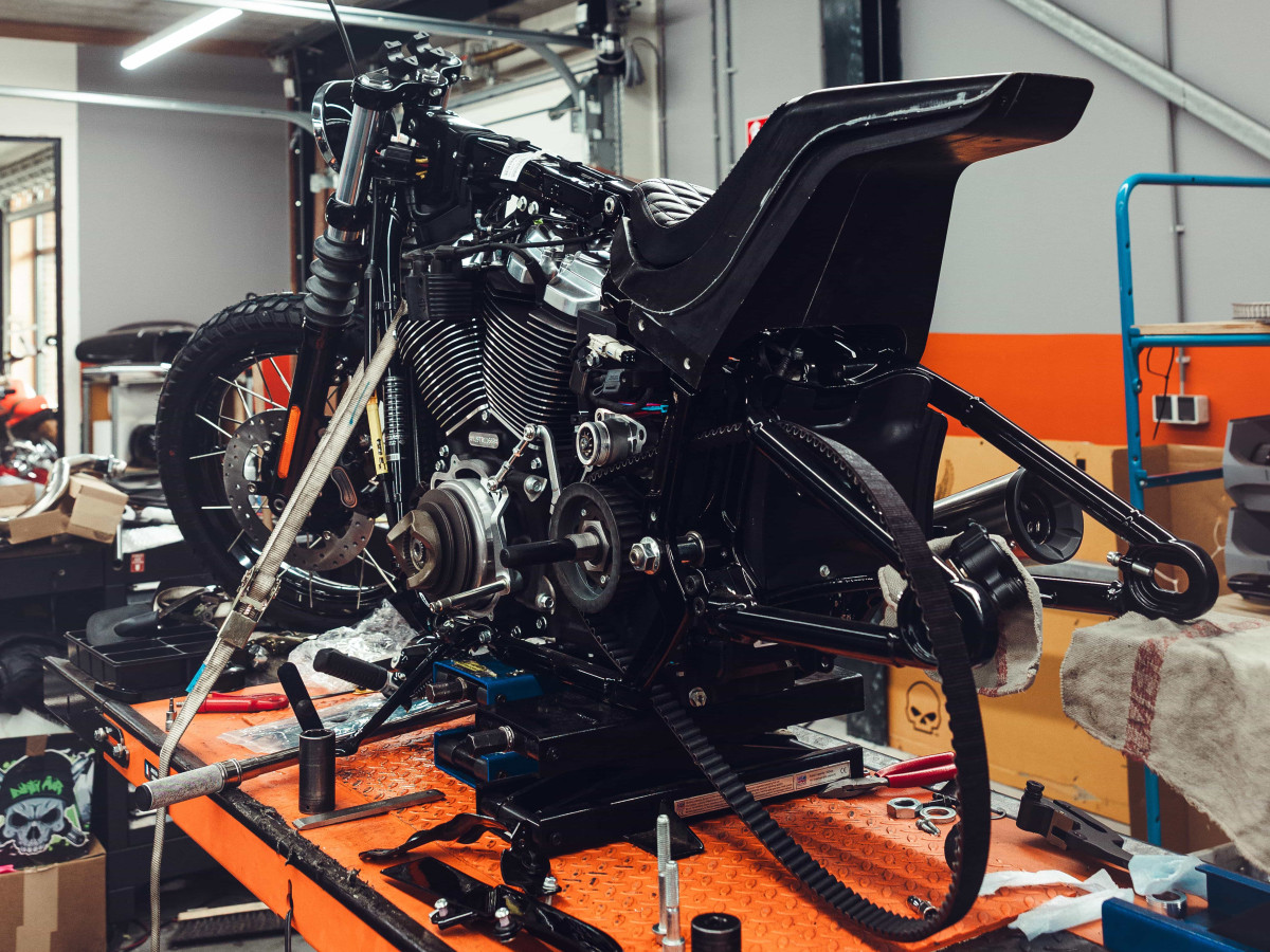 THE PROCESS - Back of bike