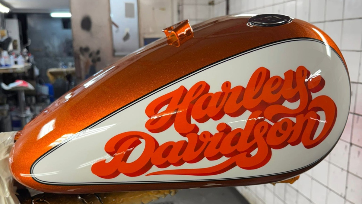 Finished Bike - Tank Graphic