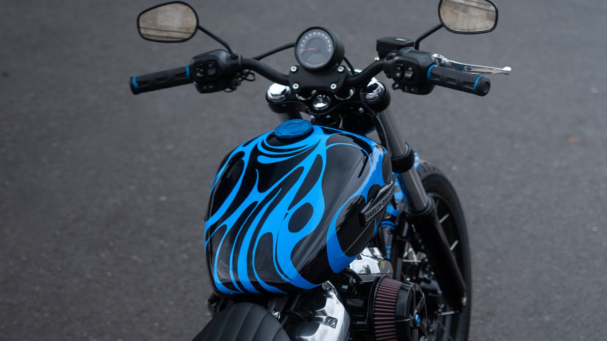 The custom 2026 Street Bob, final reveal- top 2